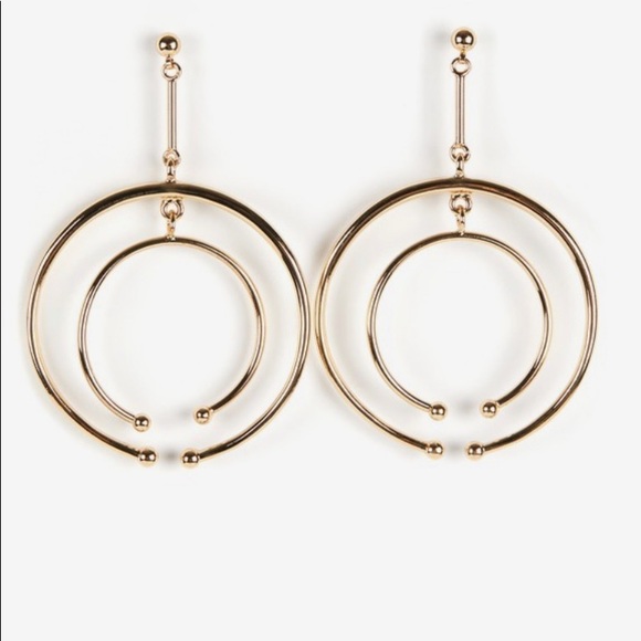 Orbit drop earrings by Laundry by Shelli Segal - Picture 2 of 2